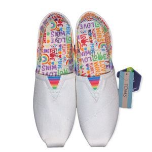 Toms Pride Alpargata Unity Rainbow Slip On Casual Shoes New